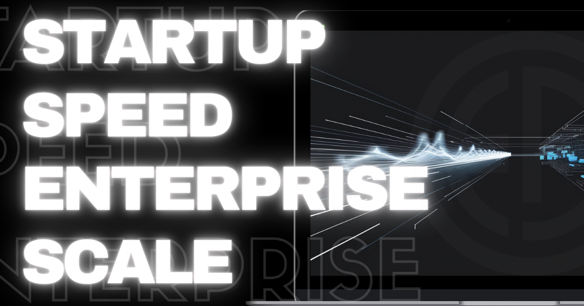 Startup Speed, Enterprise Scale | Domain-Driven Architecture