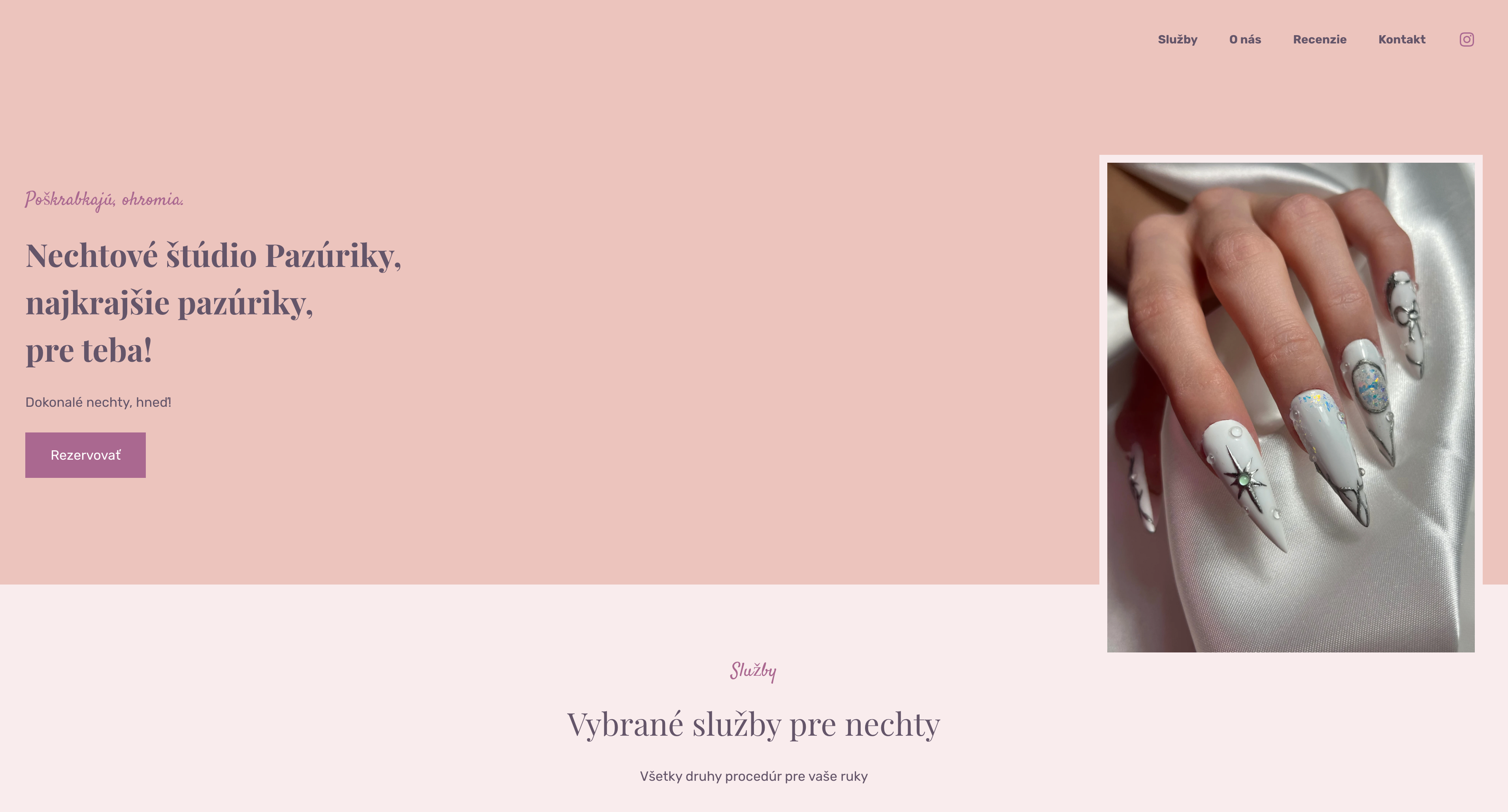 Building a Professional WordPress Website | Pazuriky Nail Salon